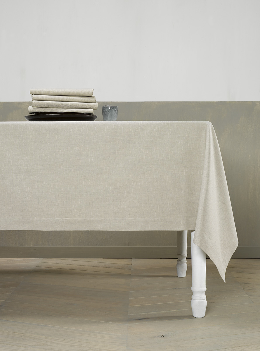 Linge de table jacquard en coton avec texture